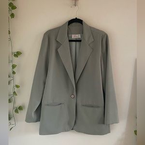 Vintage Sage Green Blazer
